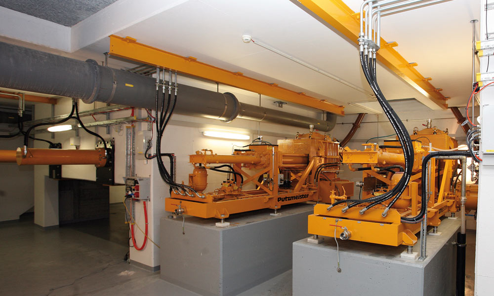 WWTP Oftringen (CH) – Sludge reception and storage bunker