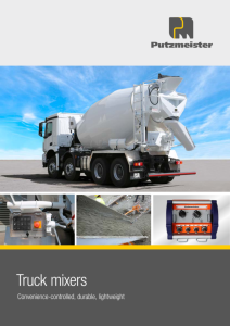 Truck Mixer Brochure EN