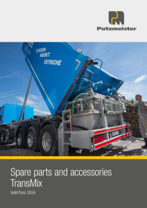Spare parts and accessories Catalogue TransMix EN