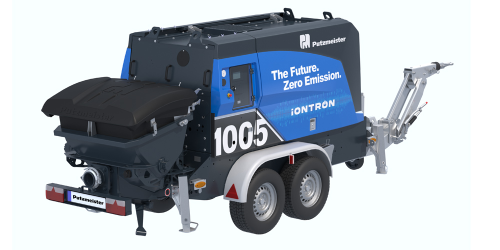 Now in series production: the BSA 1005 iONTRON from Putzmeister at bauma 2025