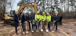 Ground-breaking ceremony at Putzmeister's Hamburg-Seevetal branch