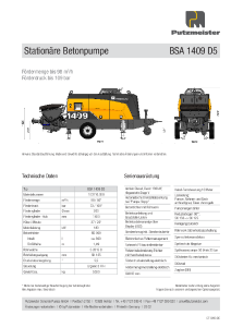 BSA 1409 D5 Typenblatt DE