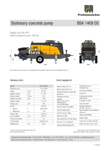 BSA 1409 D5 Data Sheet EN