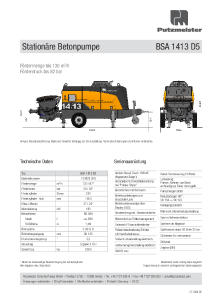 BSA 1413 D5 Typenblatt DE